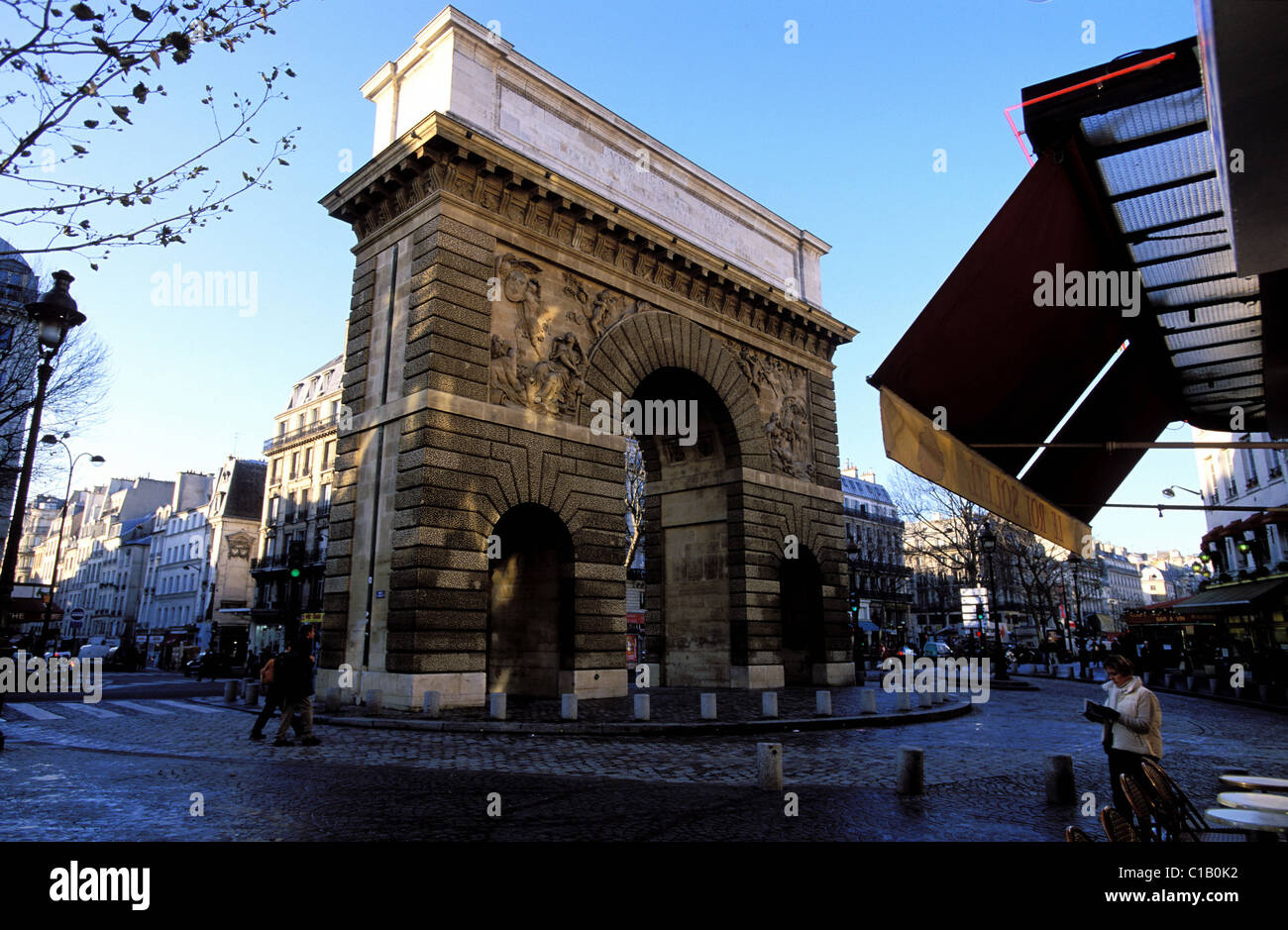 Frankreich, Paris, Saint-Martin-Tür auf den Grands Boulevards Stockfoto