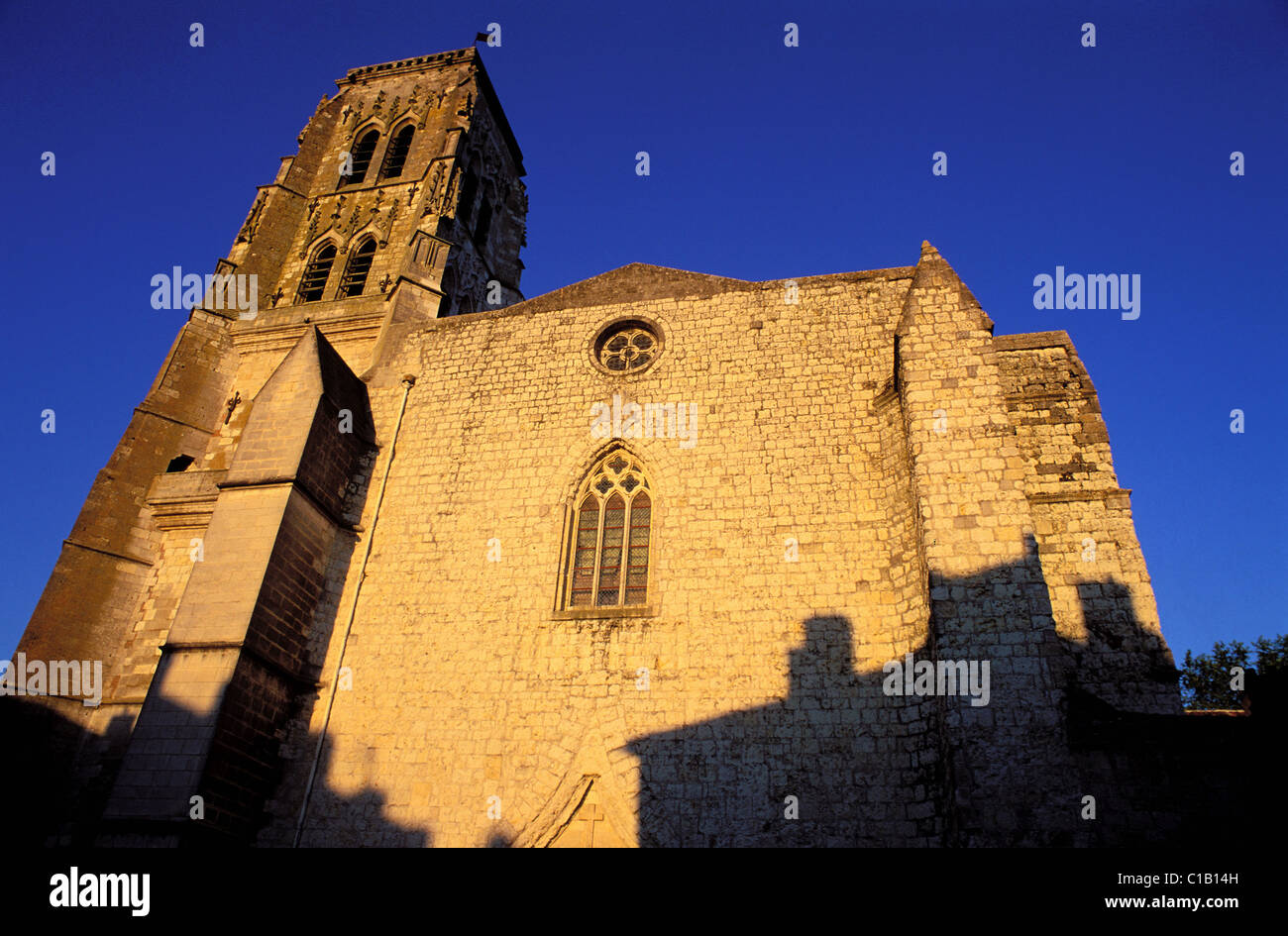 Frankreich, Gers, gotische Saint Gervais, Saint Protais, Kathedrale in Lectoure Stockfoto