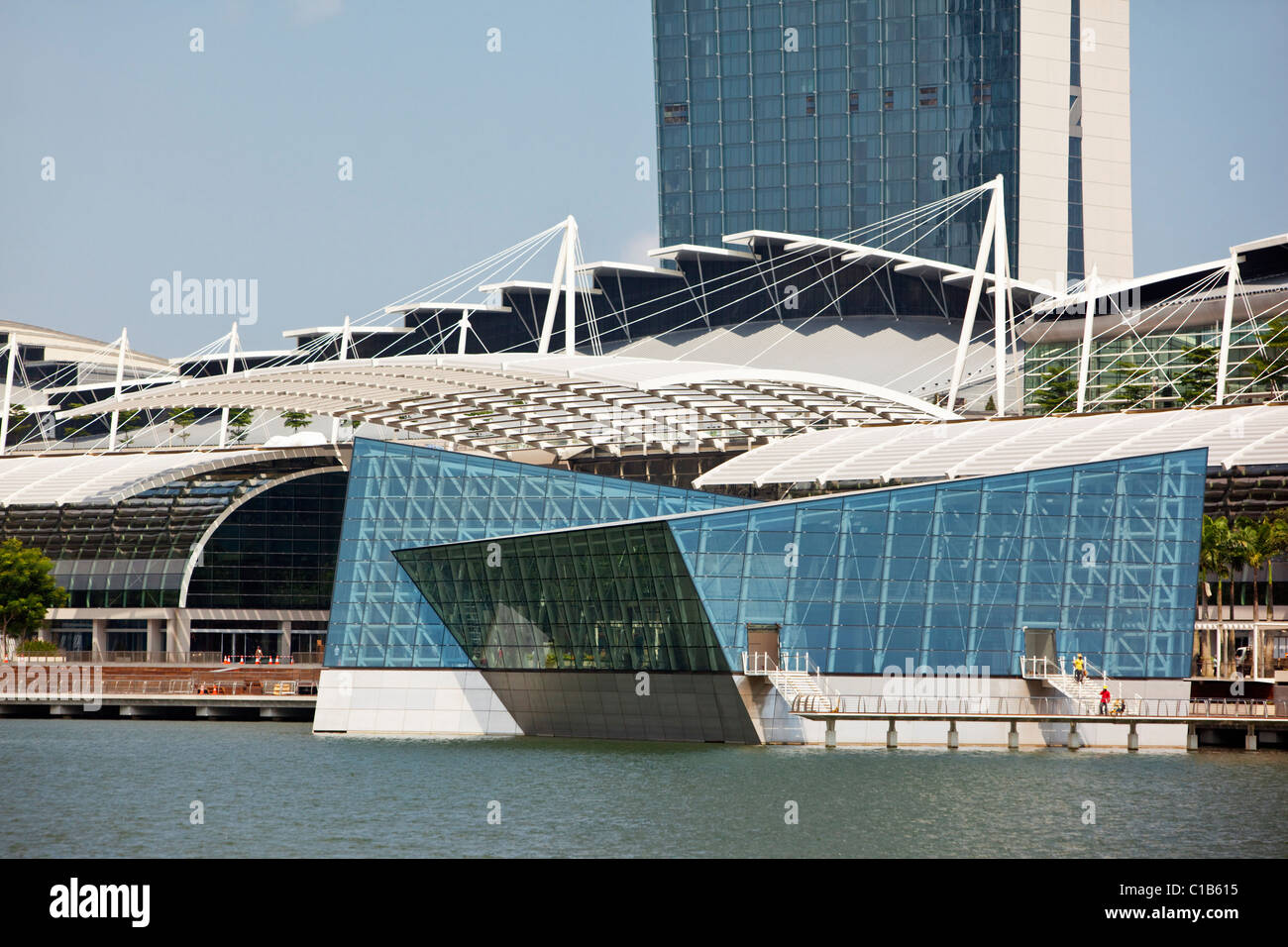 Die Shoppes at Marina Bay Sands Singapur.  Marina Bay, Singapur Stockfoto