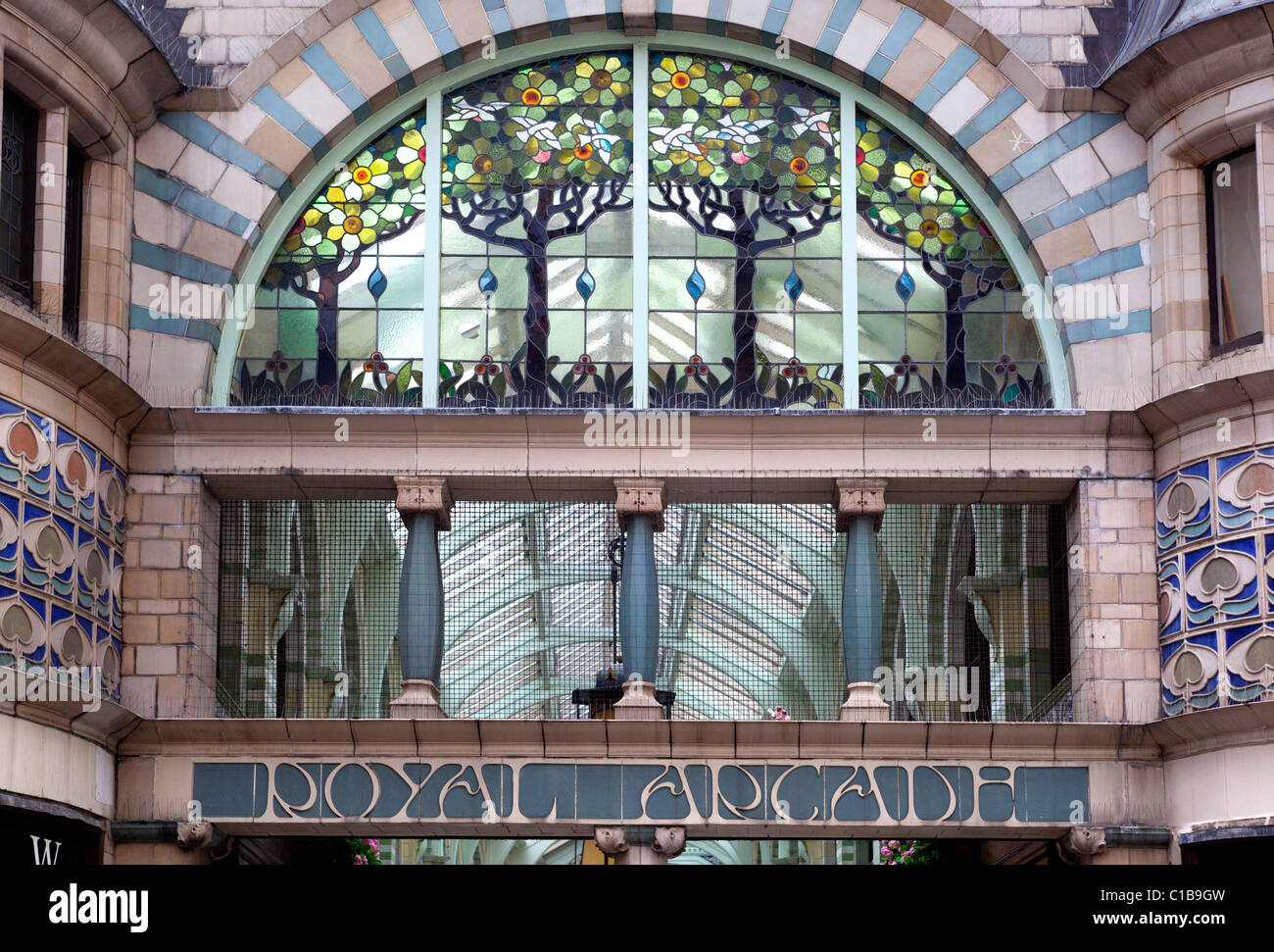 Royal Arcade Norwich Stockfoto