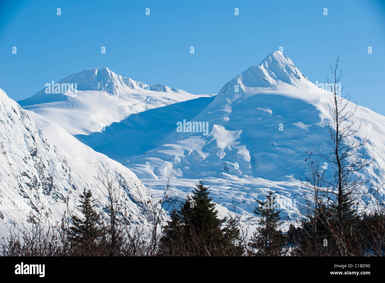 CHUGACH MOUNTAINS Stockfoto