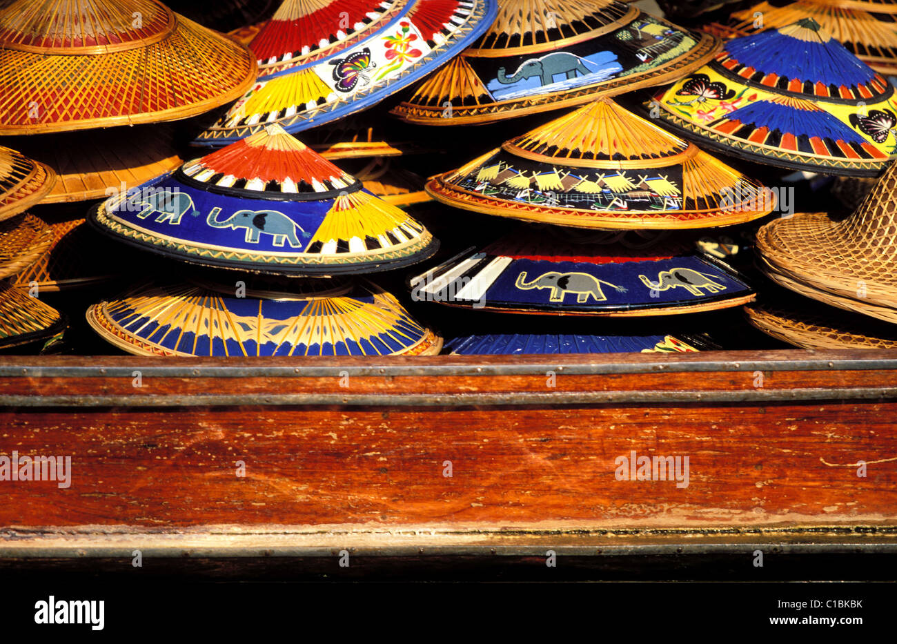 Thailand, Bangkok, Damnoen Saduak floating market Stockfoto