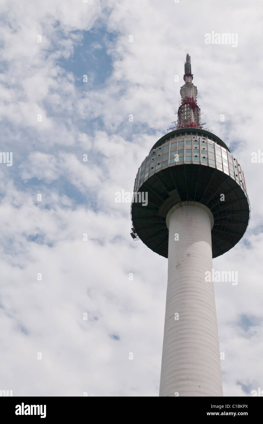 N Seoul Tower, Namsan Berg, Seoul, Südkorea Stockfoto