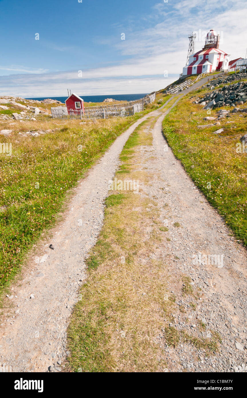 Bonavista Lighthouse, Cape Bonavista, Halbinsel Bonavista, Neufundland, Kanada Stockfoto