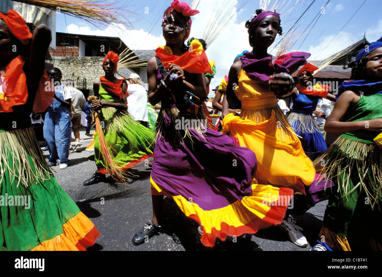 Trinidad und Tobago, Trinidad Karneval, Kindertag Stockfoto