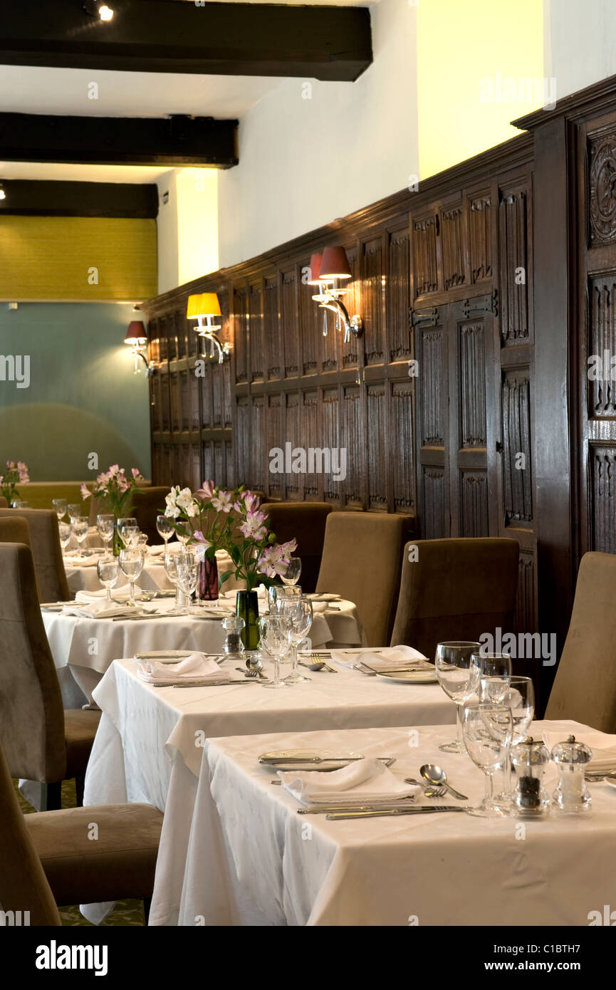 Schwan-Hotel-Restaurant, Somerset, England, Vereinigtes Königreich, Europa Stockfoto