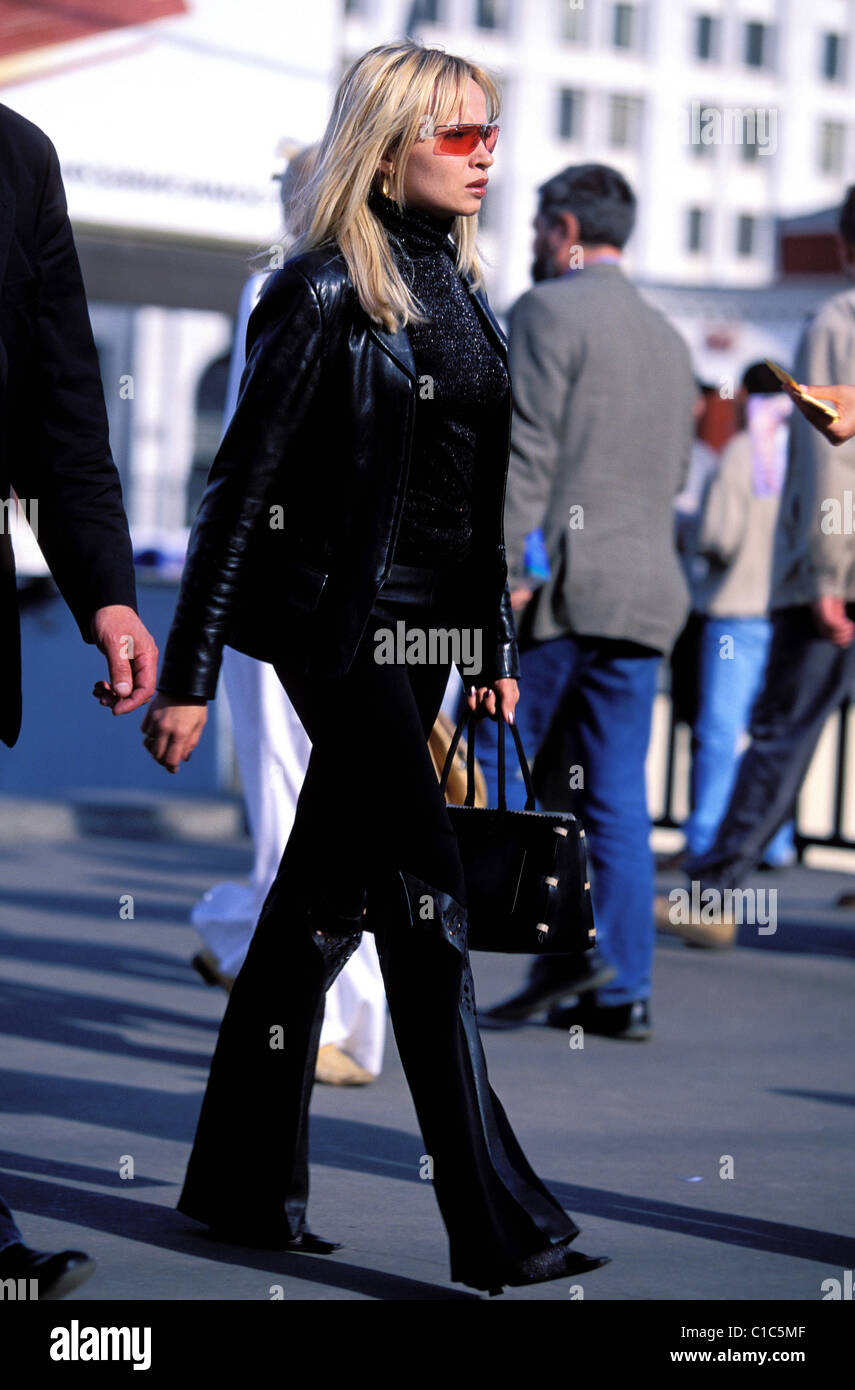 Russland, Moskau, die westlichen aussehende Jugend Stockfoto