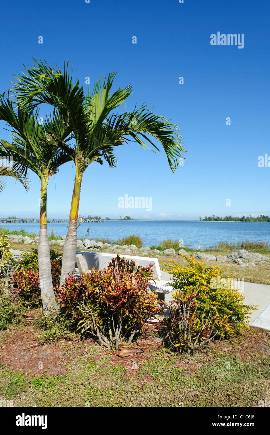 Indian River Lagune Indian River County Florida USA Stockfoto