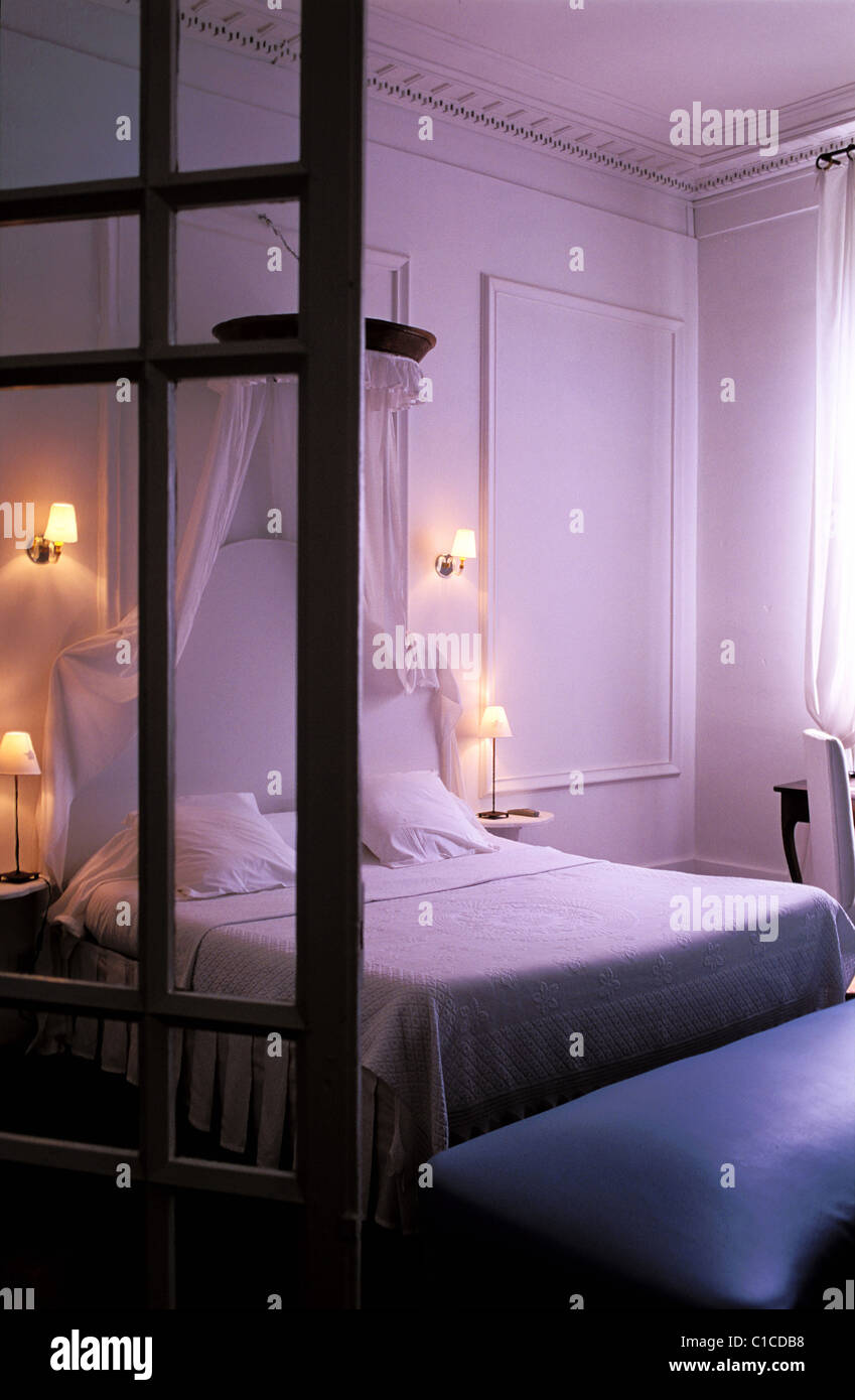 Frankreich, Bouches du Rhone, ein Zimmer in dem Hotel Particulier in Arles Stockfoto