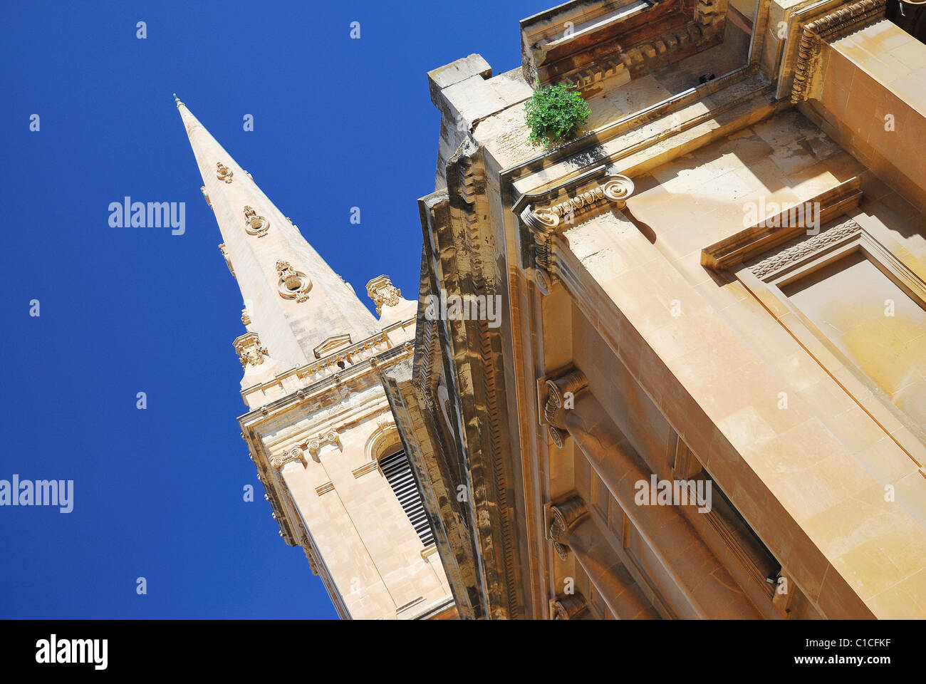 Str. Pauls anglikanische - Valletta Stockfoto
