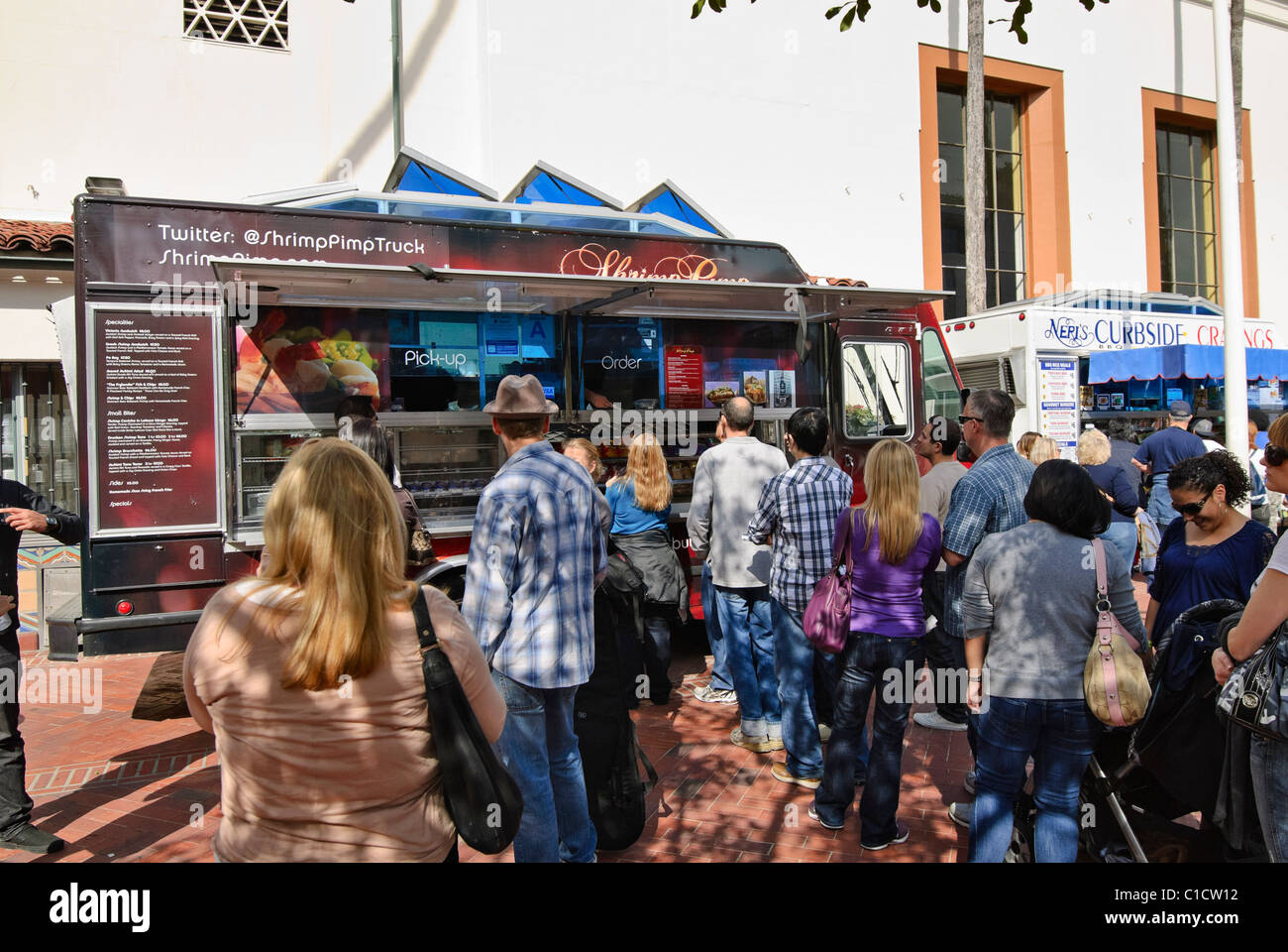 Feinschmeckerfest LKW. Stockfoto