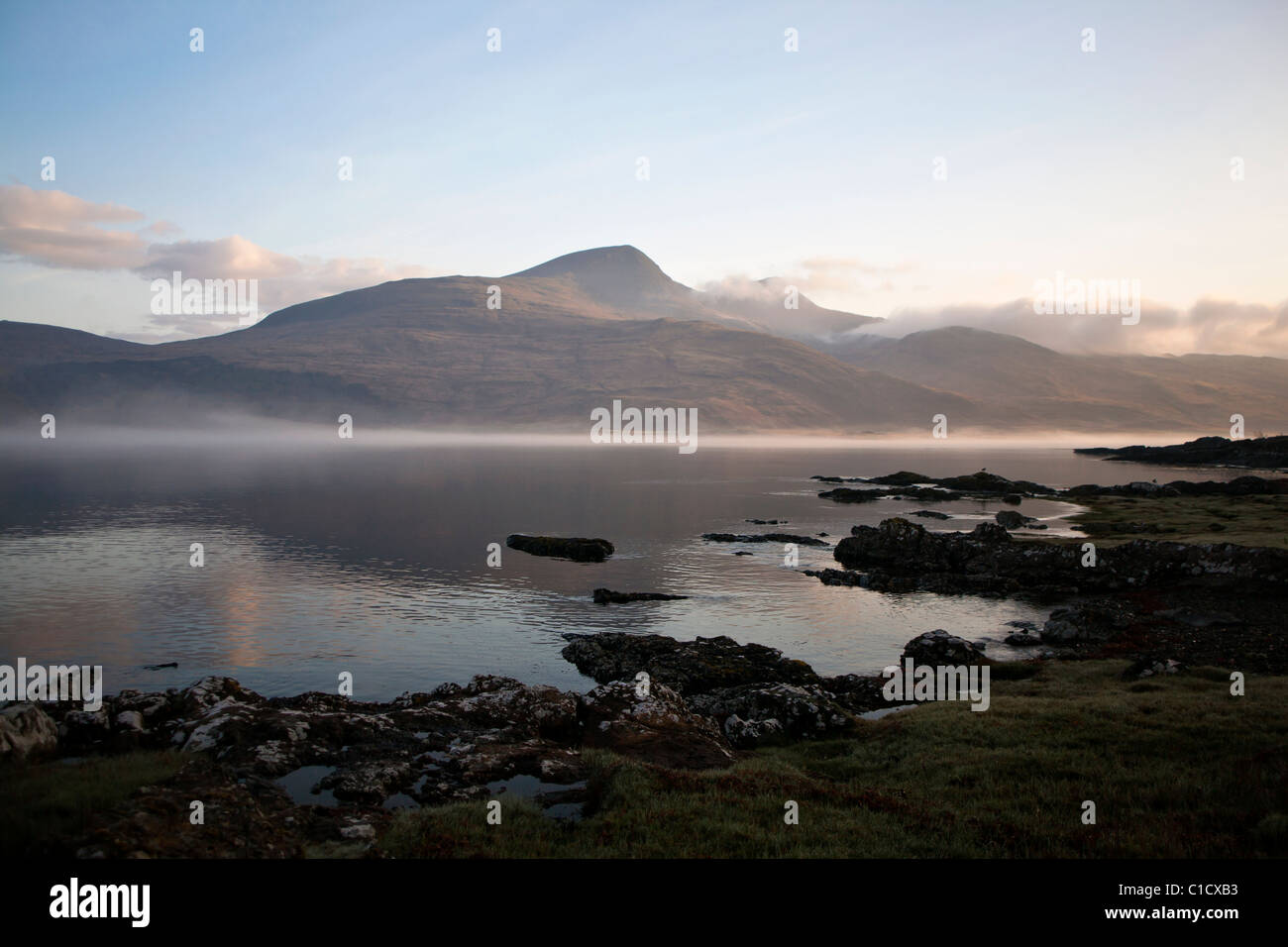 Loch Scridain, Isle of Mull, Schottland, Vereinigtes Königreich Stockfoto