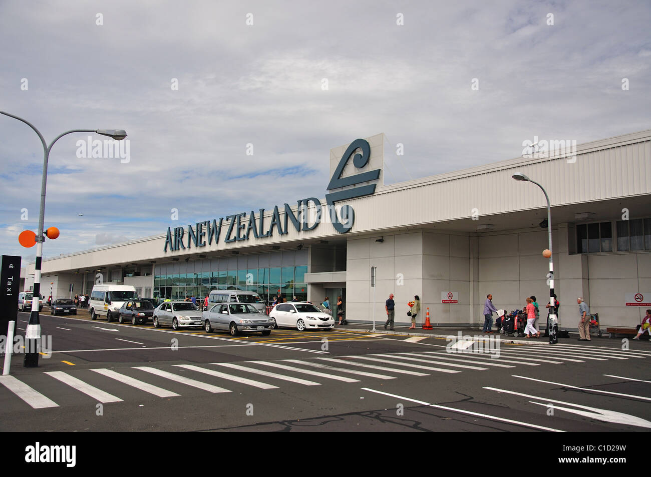 Domestic Terminal, Flughafen Auckland, Mangare, Auckland, Auckland Region, Nordinsel, Neuseeland Stockfoto