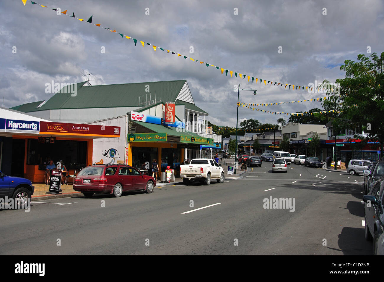 Queen Sie Street, Warkworth, Region Auckland, Nordinsel, Neuseeland Stockfoto