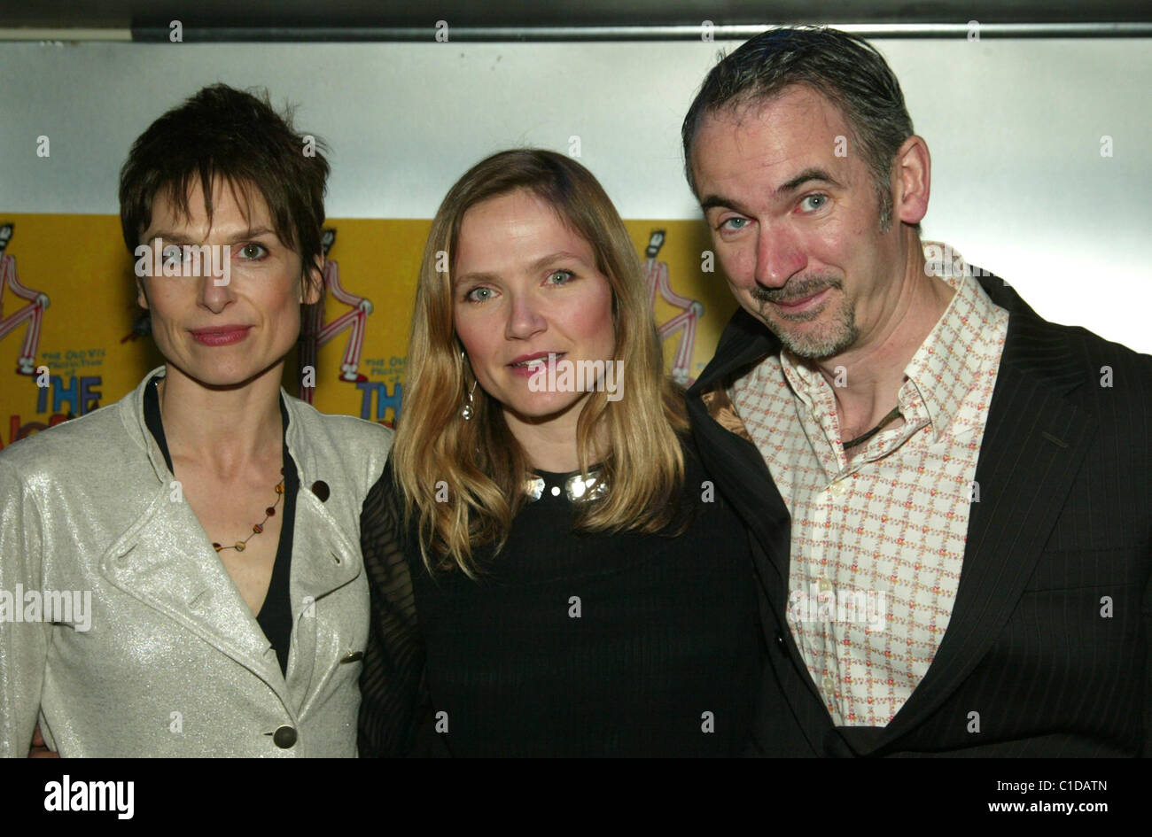 Amelia Bullmore, Jessica Hynes und Paul Ritter Opening Night After Party am Broadway spielen "The Norman Conquests" abgehaltenen Stockfoto