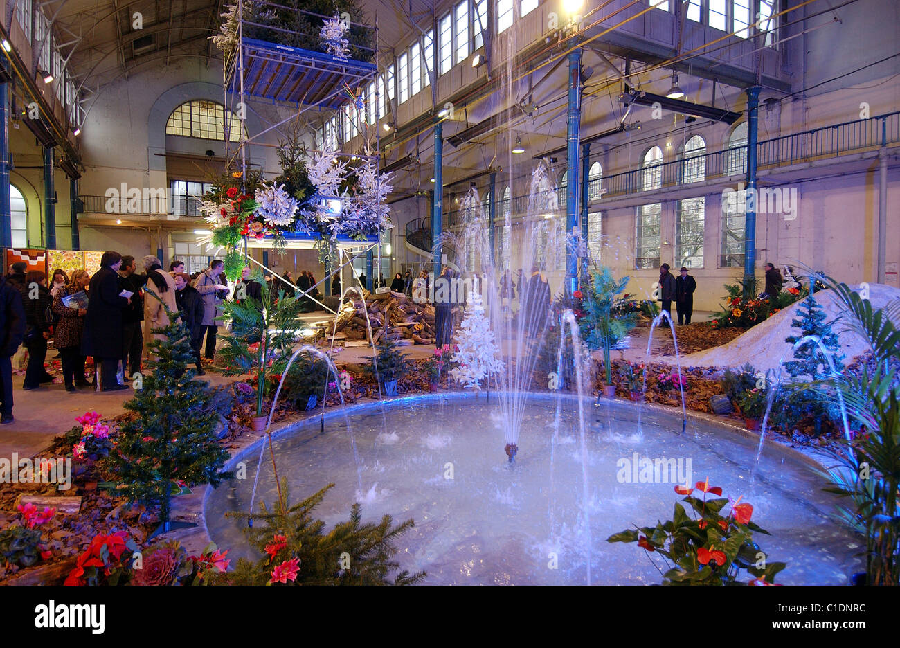 Frankreich, Nord, Lille 2004, Flower-Power-Ausstellung im Rameau-Palast Stockfoto