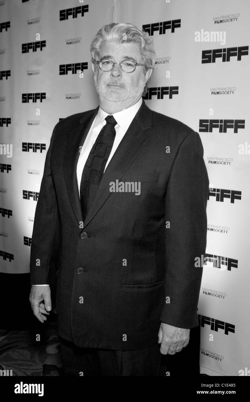 George Lucas 52nd San Francisco International Filmfestival im Westin St. Francis Hotel San Francisco, Kalifornien- Stockfoto