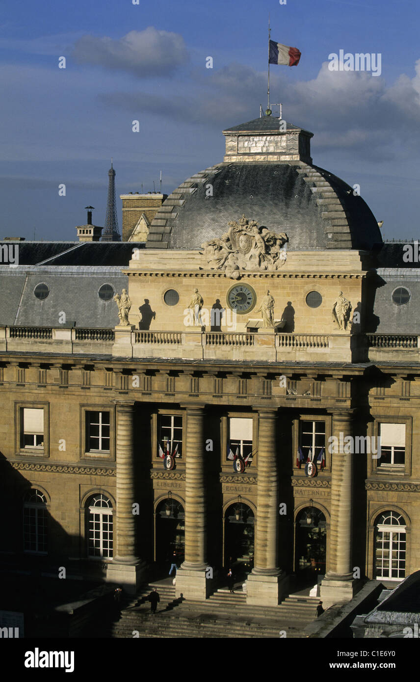 Frankreich, Paris, Ile De La Cite, Palais de Justice (Justizpalast) Stockfoto
