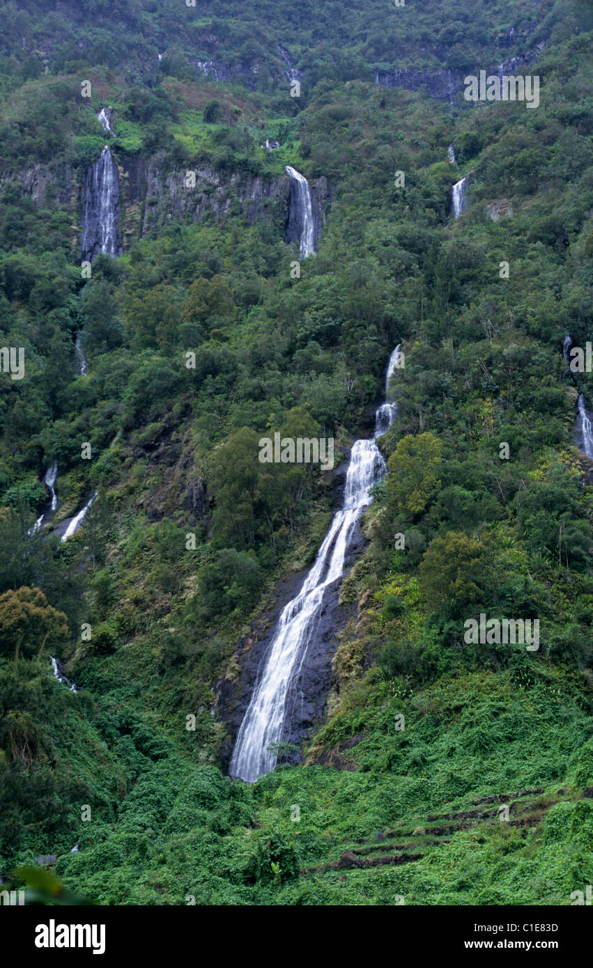Kaskaden Voile De La Mariée (Braut Schleier Cascade), Cirque de Salazie