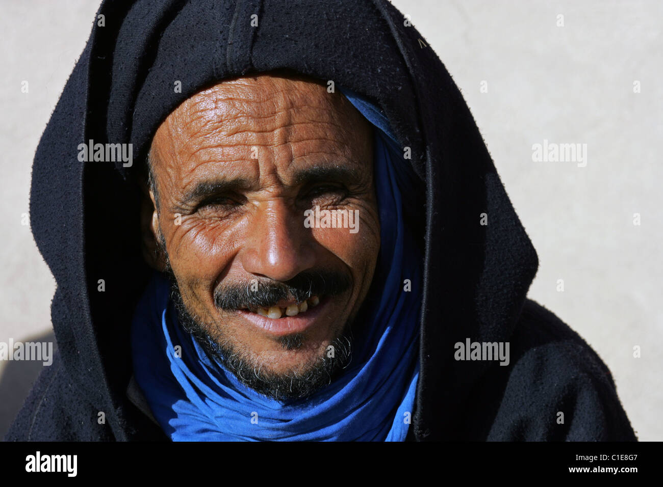 Berber arabischen, Erg Chebbi, Marokko. Stockfoto
