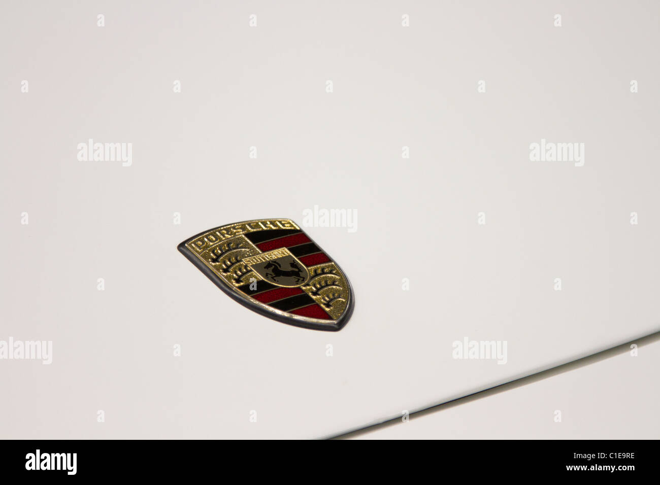 Ferrari Auto Logo closeup Stockfoto