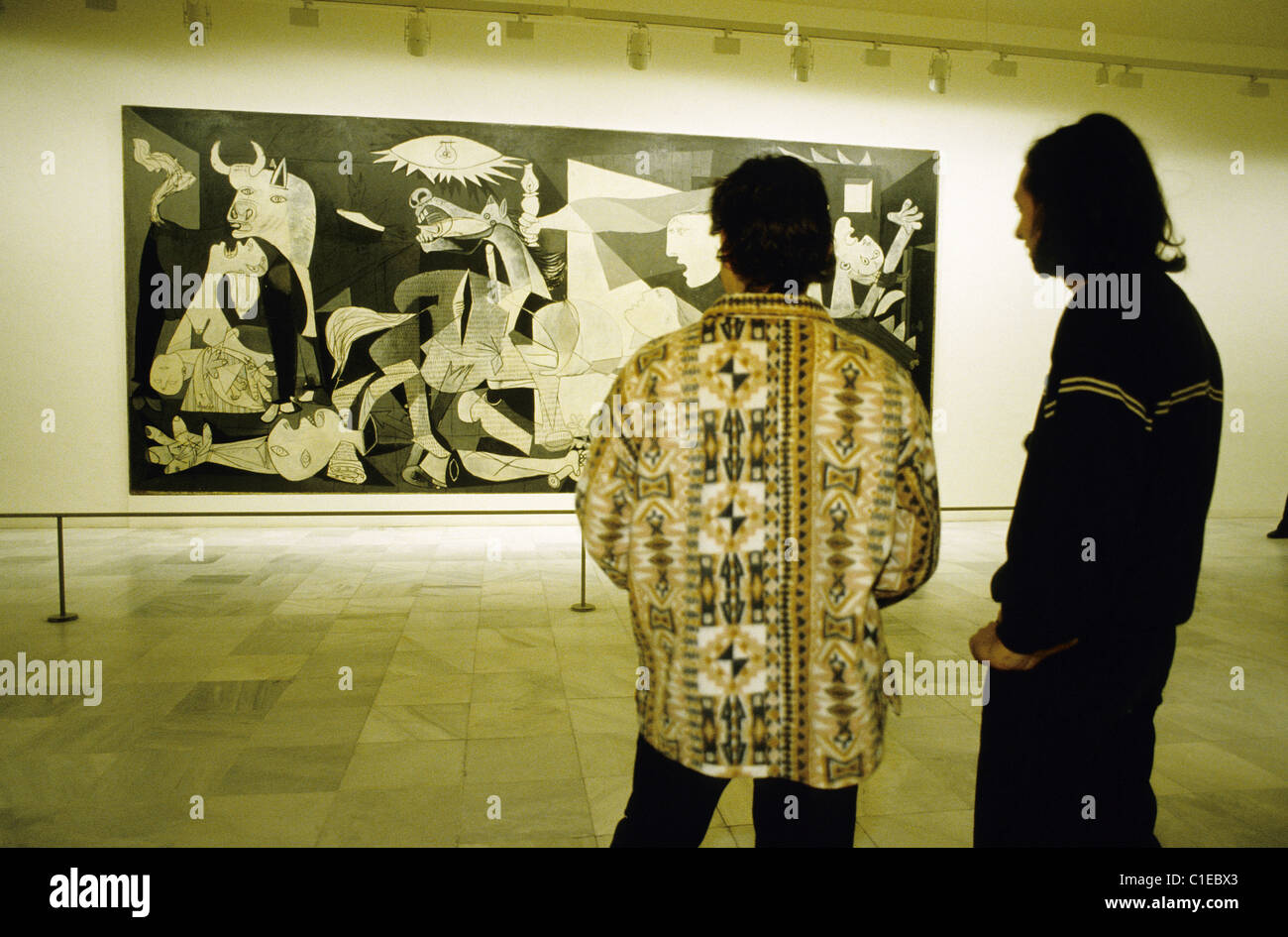 Spanien, Madrid, Museo Nacional Centro de Arte Reina Sofia, Calle Santa Isabel 52, Zimmer von Pablo Picassos Guernicaî Stockfoto