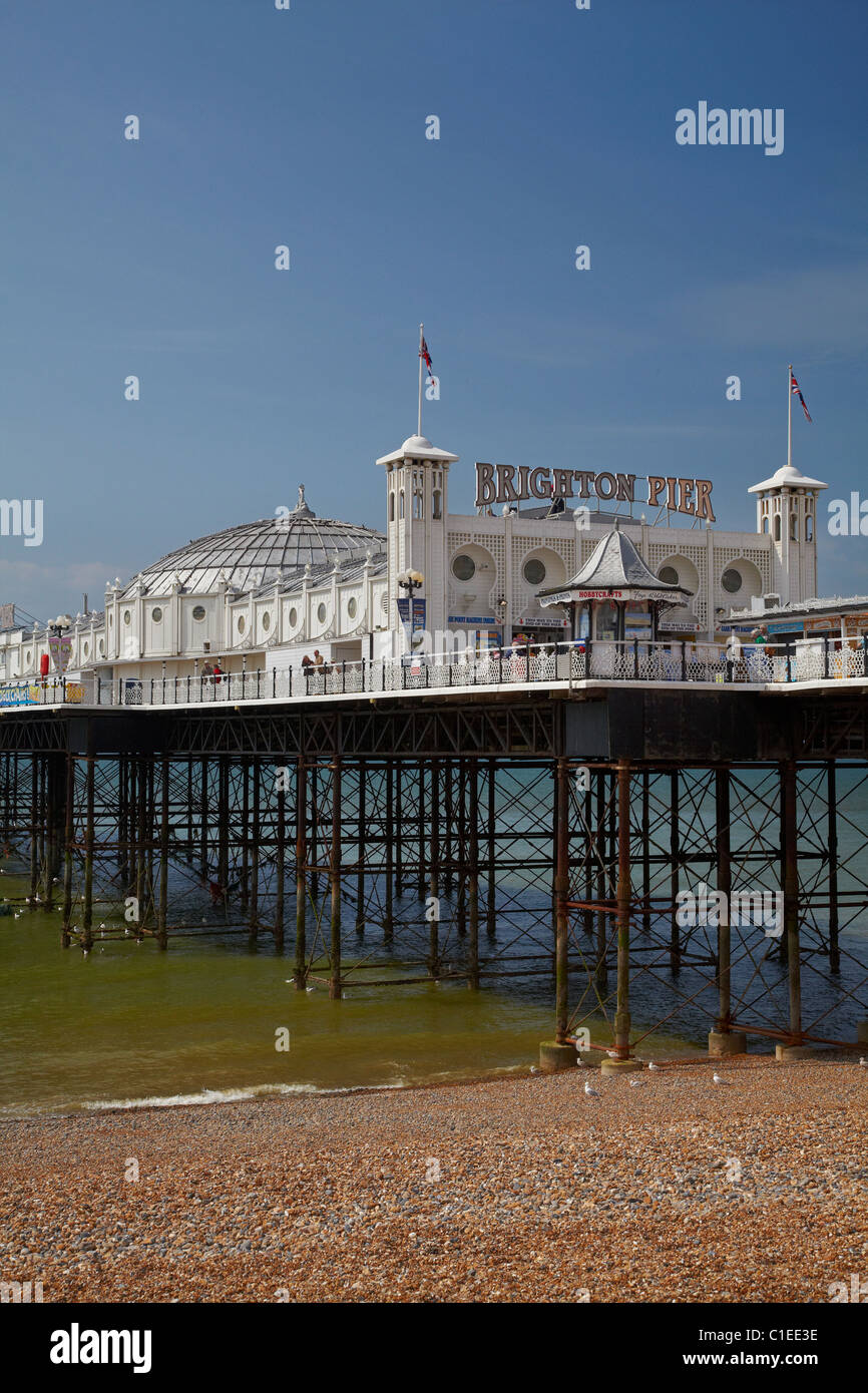 Brighton Pier (Brighton Marine Palace und Pier - 1899), Brighton, East Sussex, England, Vereinigtes Königreich Stockfoto