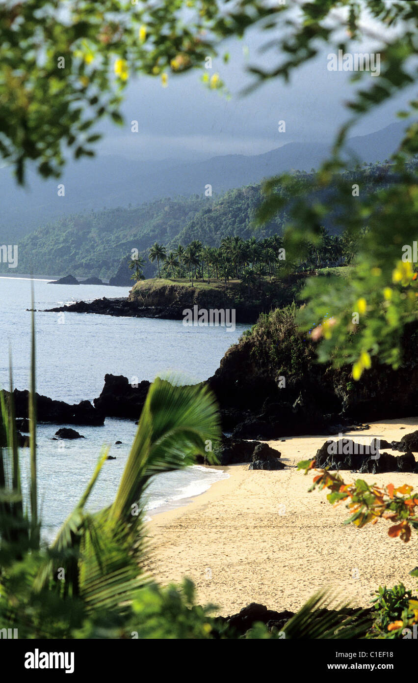 Republik der Komoren, Islandof Anjouan, Moya Strand Stockfoto