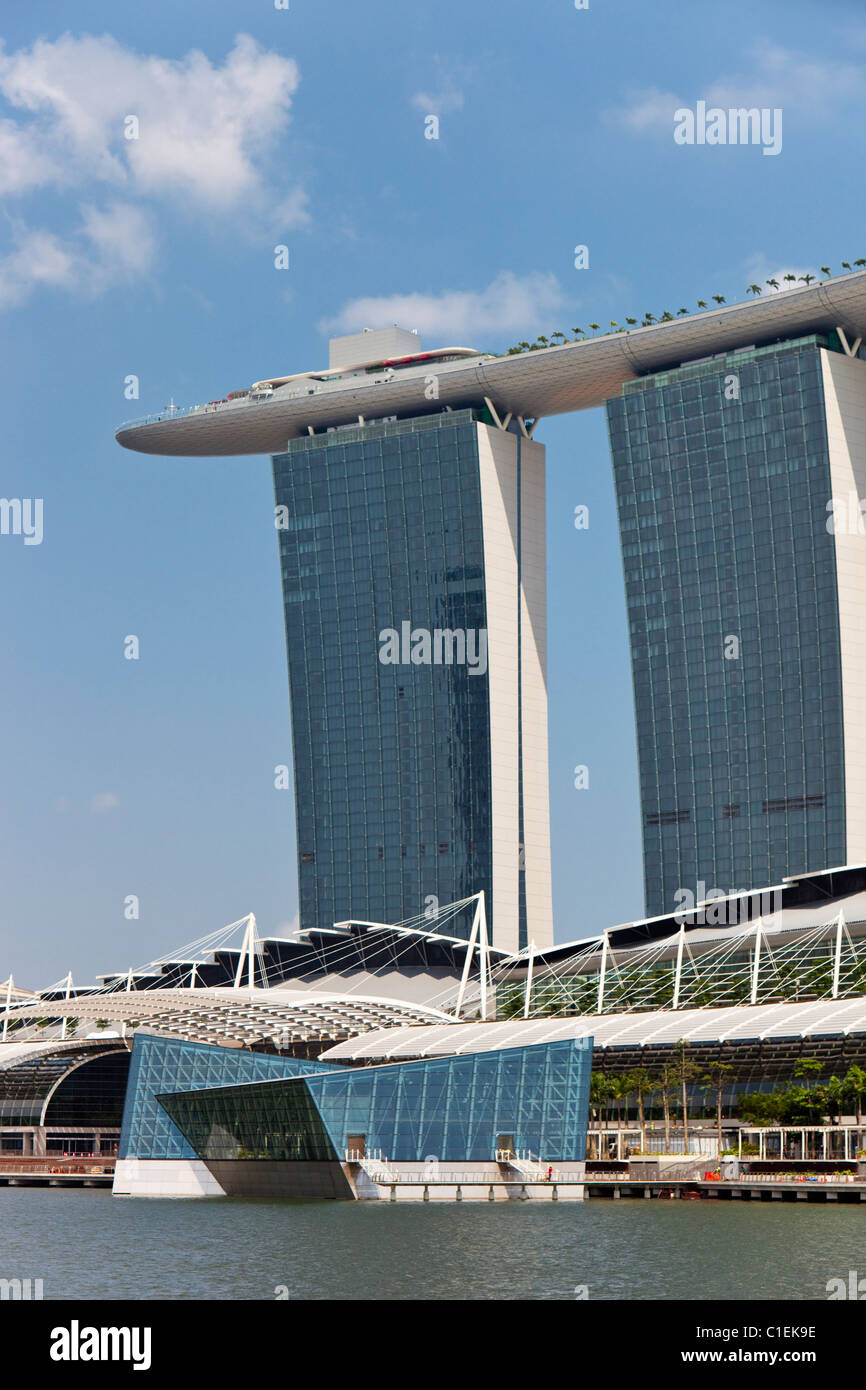 Marina Bay Sands Singapur.   Marina Bay, Singapur Stockfoto