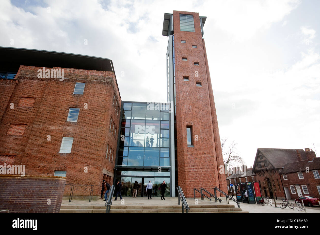 Neu neu eröffnete Royal Shakespeare Theatre in Stratford, Großbritannien. Stockfoto