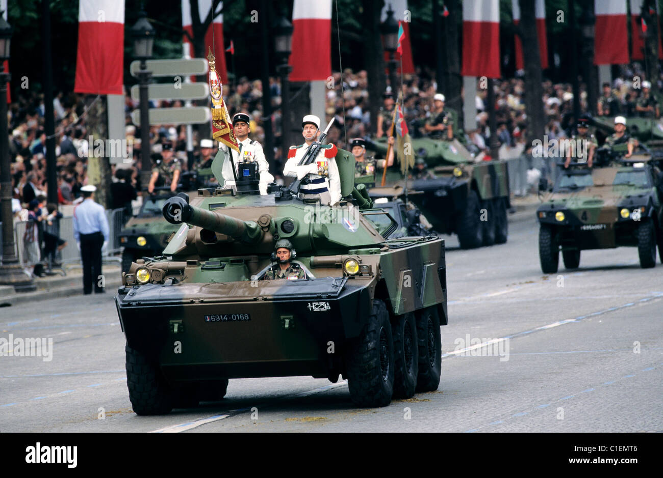 Frankreich, Paris, 14. Juli Parade (Nationalfeiertag), Fremdenlegion Stockfoto