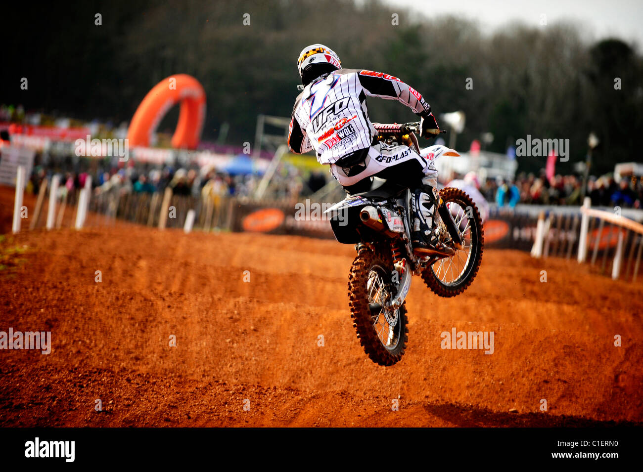 Jason Dougan - Maxxis British Motocross 2011 - Bike es Cosworth Yamaha Stockfoto