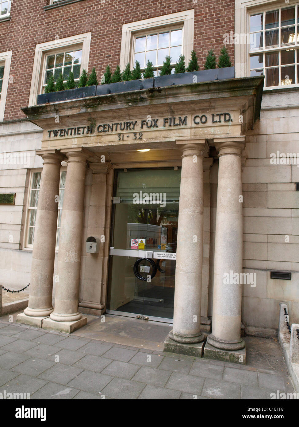 Twentieth Century Fox UK Headquarter Soho Square Stockfoto