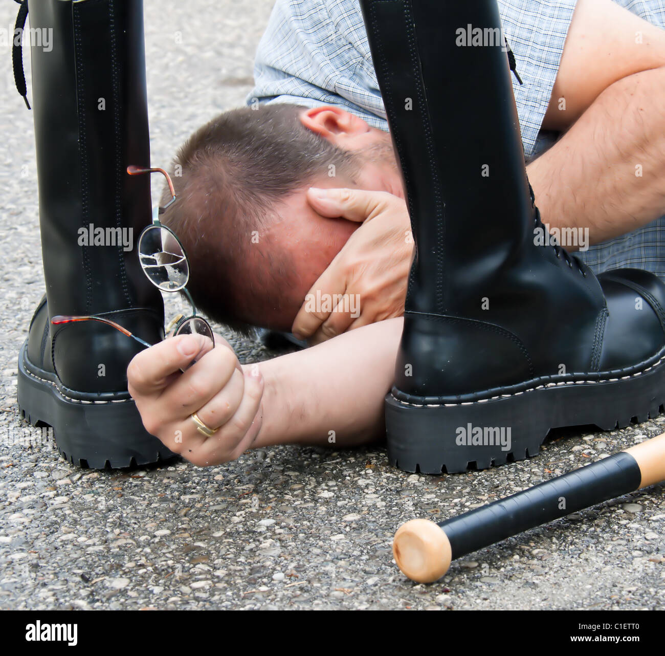 Symbol für Nazis, Skinheads und Rechtsradikalismus Stockfoto