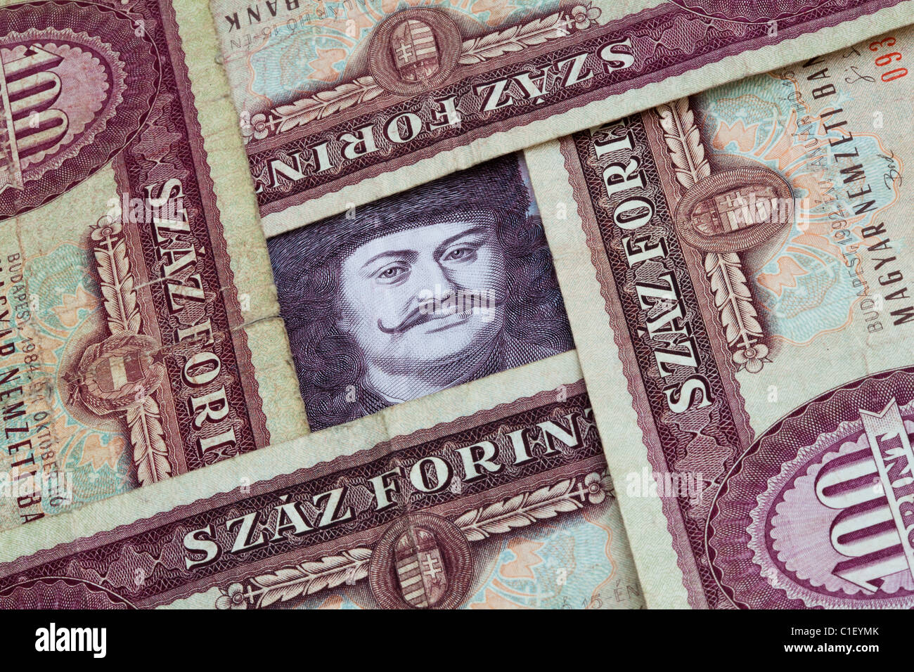 Alte ungarische Forint Stockfoto