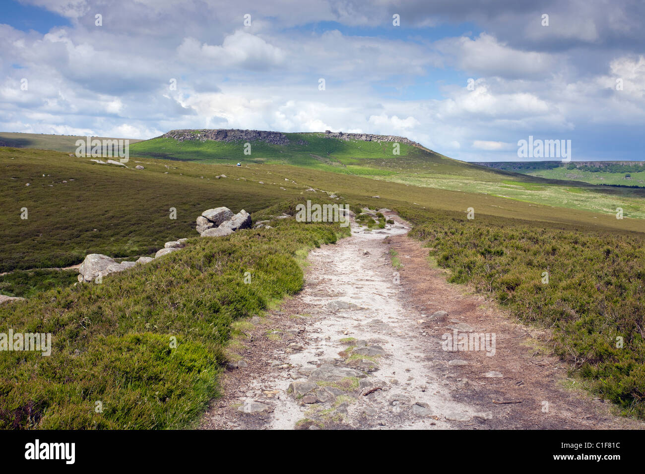 Hathersage Moor - Higger Tor, Derbyshire, England Stockfoto