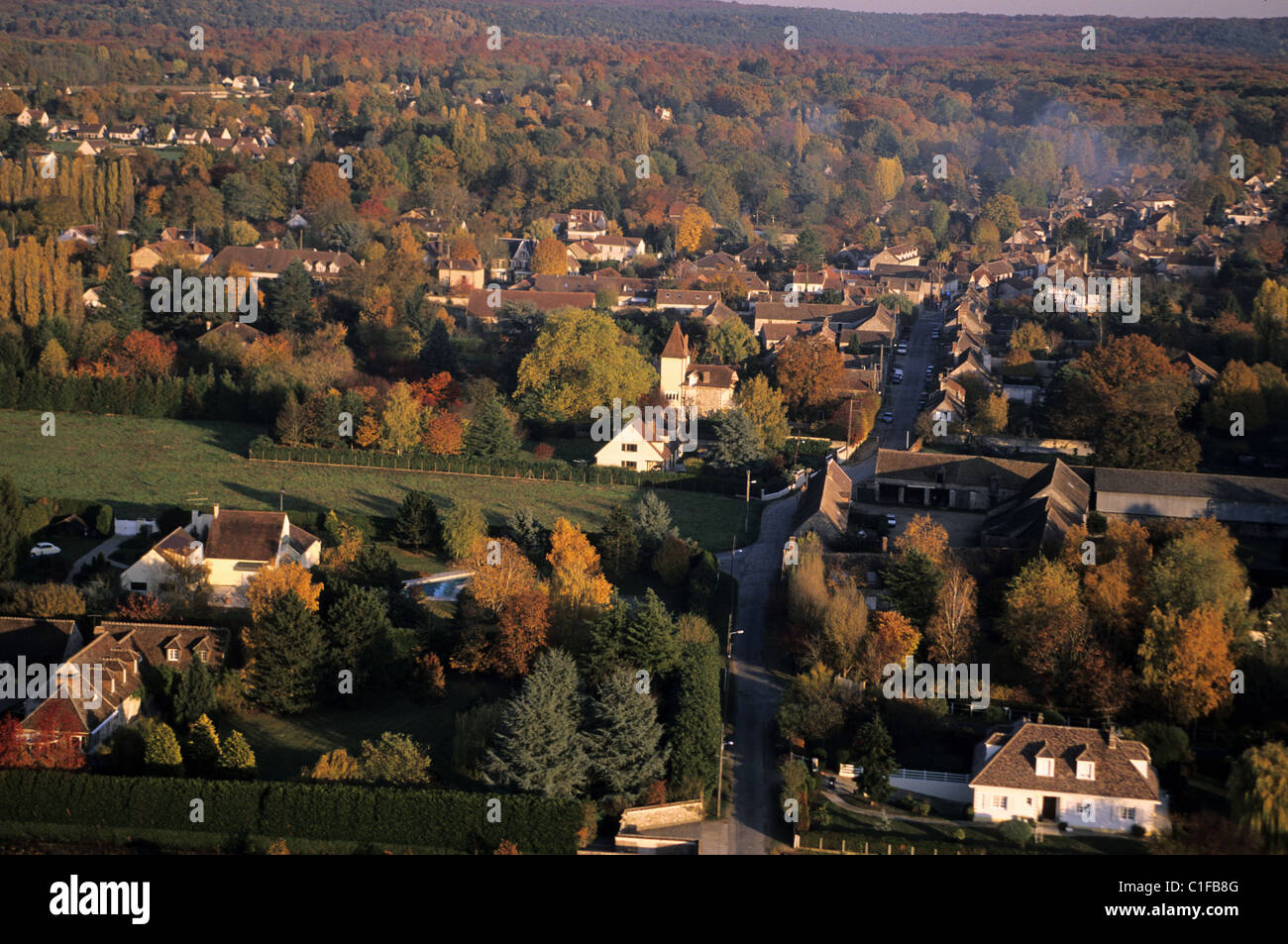 Frankreich Seine et Marne Barbizon Gatinais regionalen Naturpark-Dorf der Maler, der Rock der Wald von Fontainebleau Stockfoto