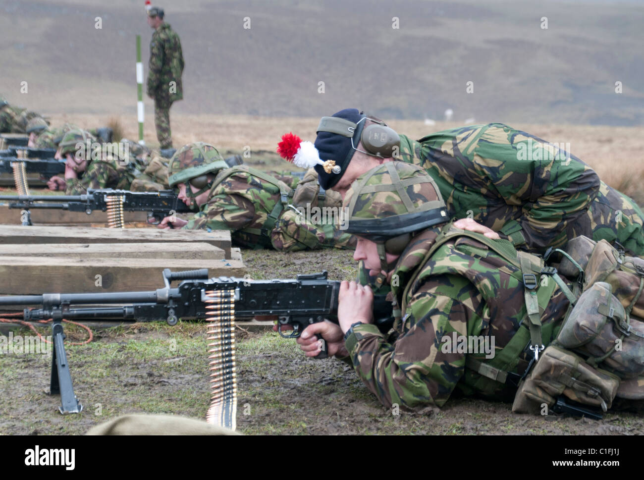 Soldaten aus dem territoriale Armee-training Stockfoto