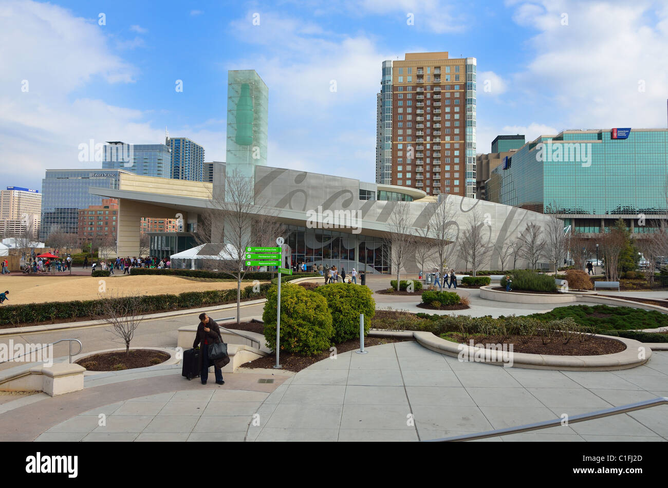 Atlanta, Georgia - 21. Februar 2011: Das Coca-cola-Museum am Pemberton Place in Atlanta, Georgia. Stockfoto