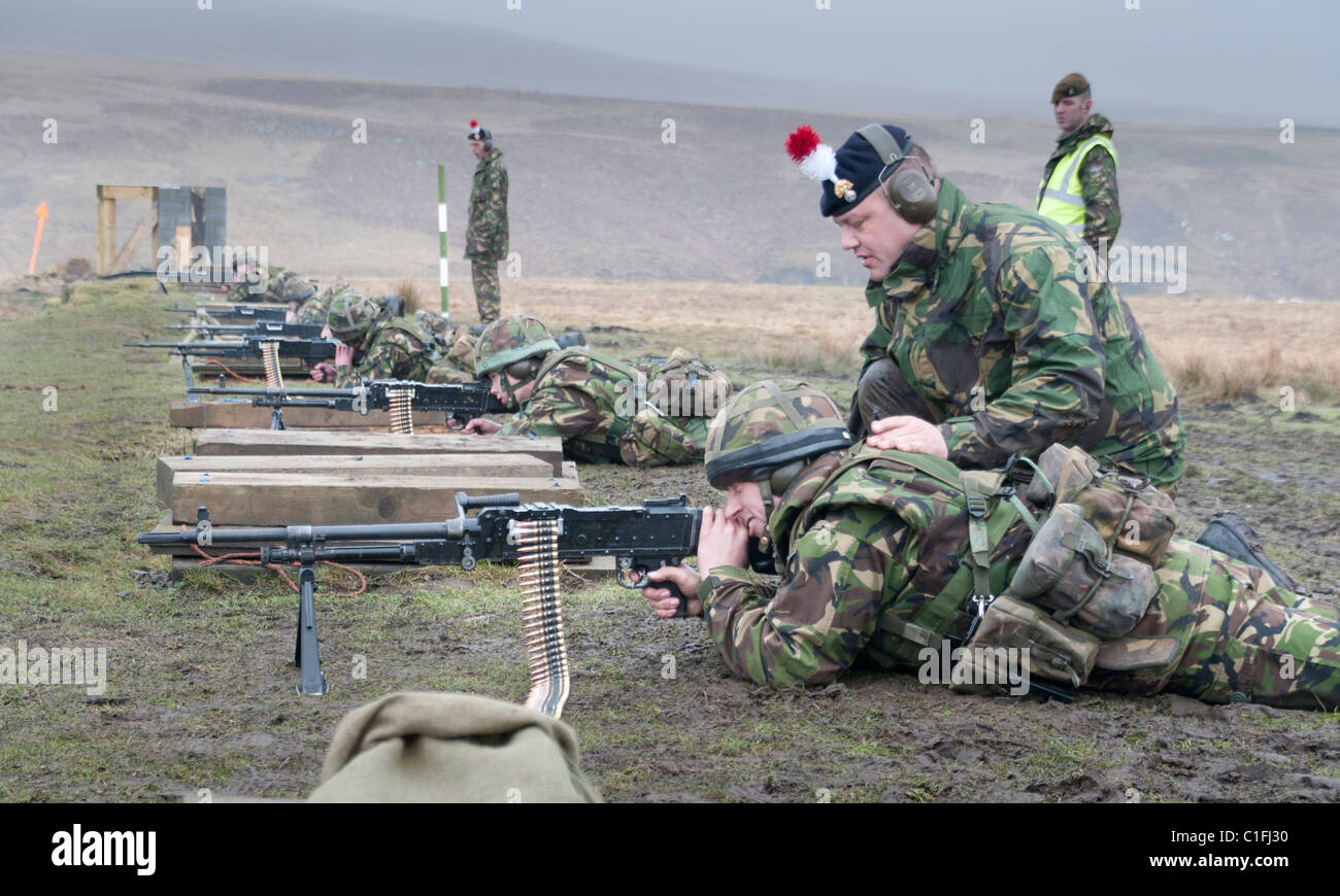 Soldaten aus dem territoriale Armee-training Stockfoto