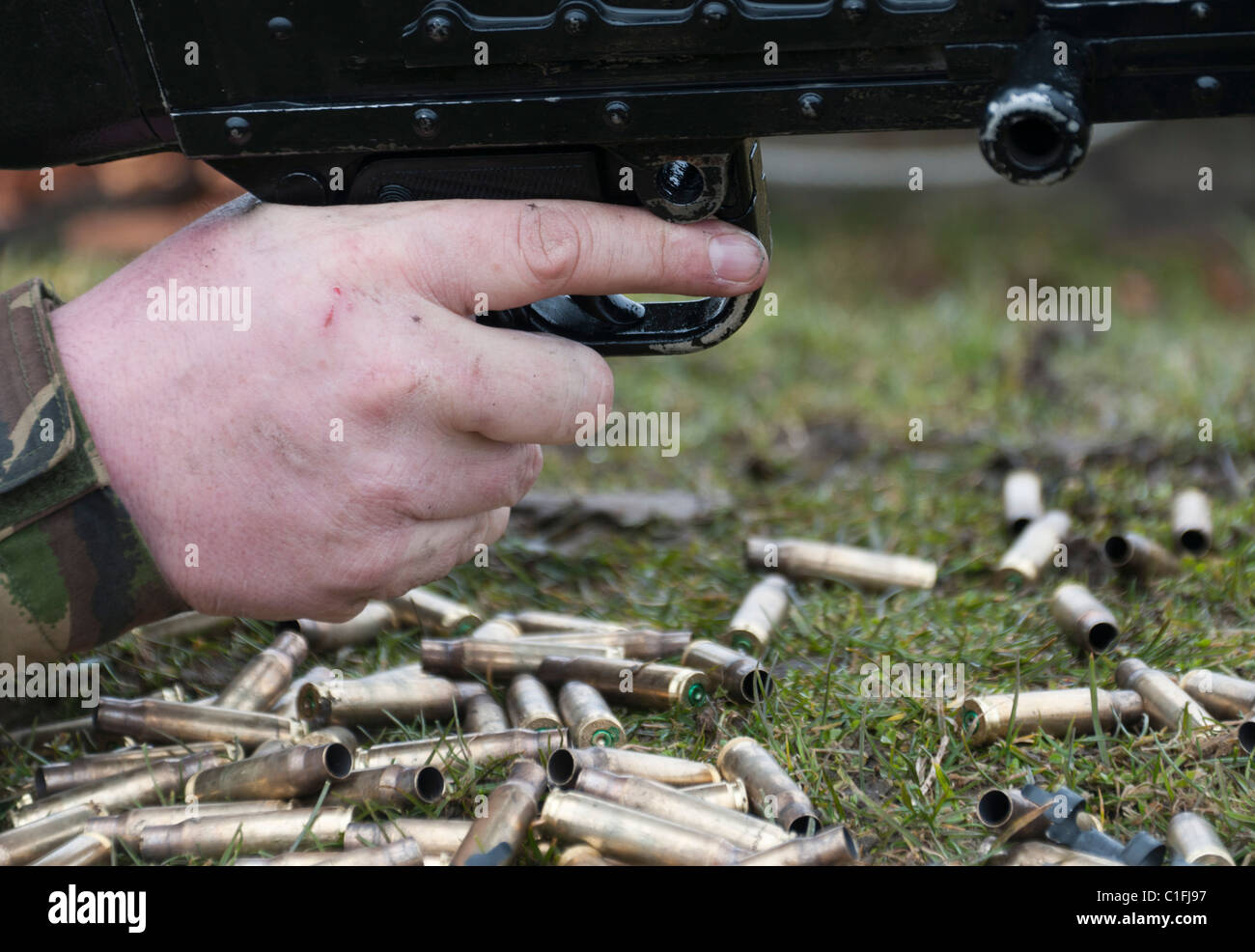 Soldaten aus dem territoriale Armee-training Stockfoto