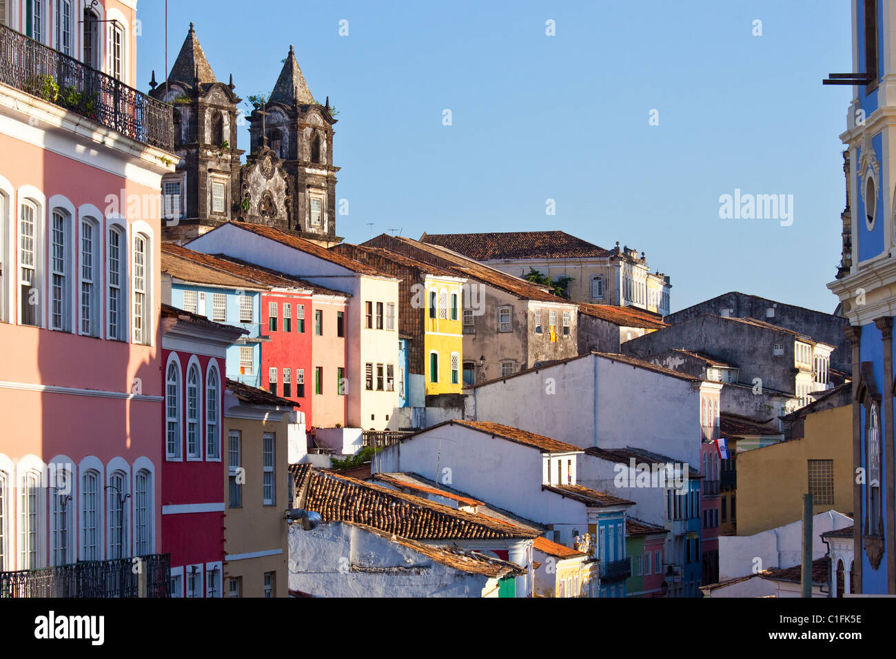 Der Pelourinho, alte Salvador da Bahia, Brasilien Stockfoto