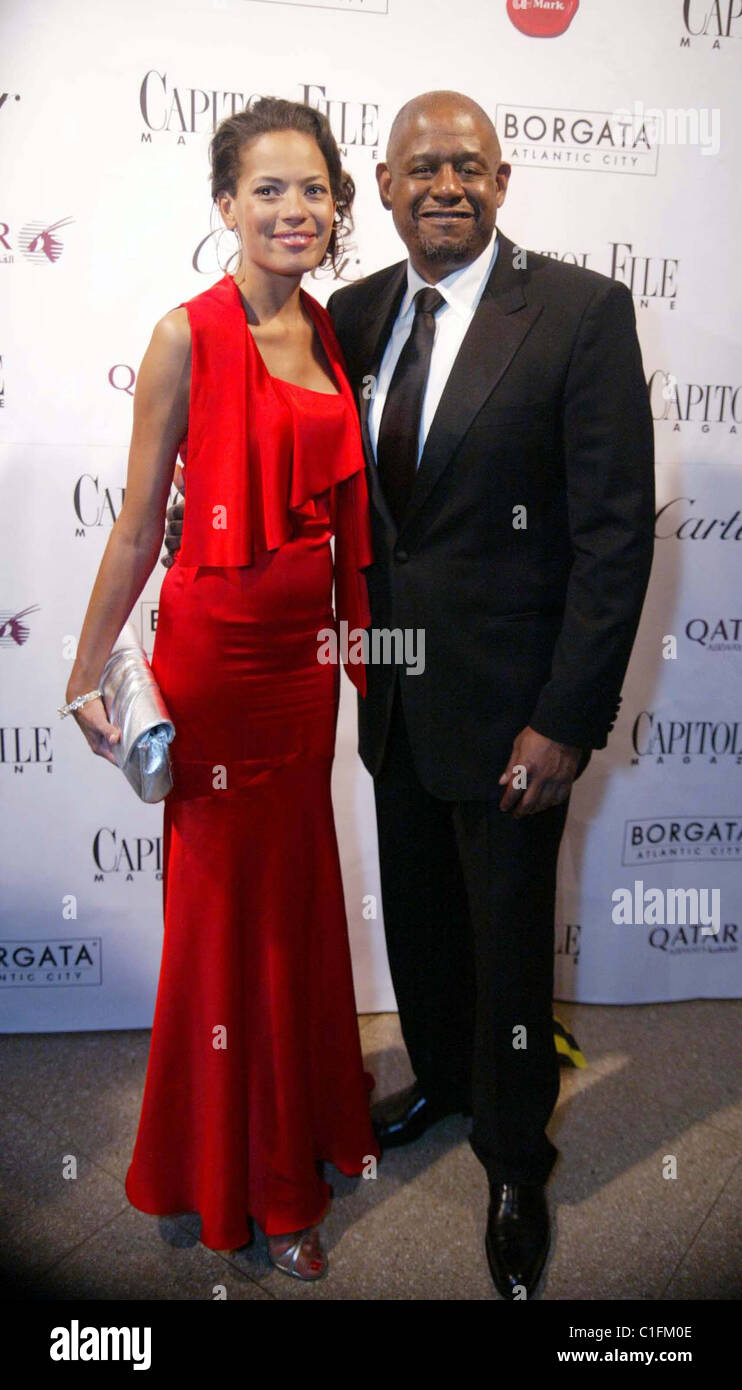 Keisha Whitaker, Forest Whitaker Capitol Datei host die White House Correspondents Dinner-Afterparty im Corcoran Museum statt Stockfoto