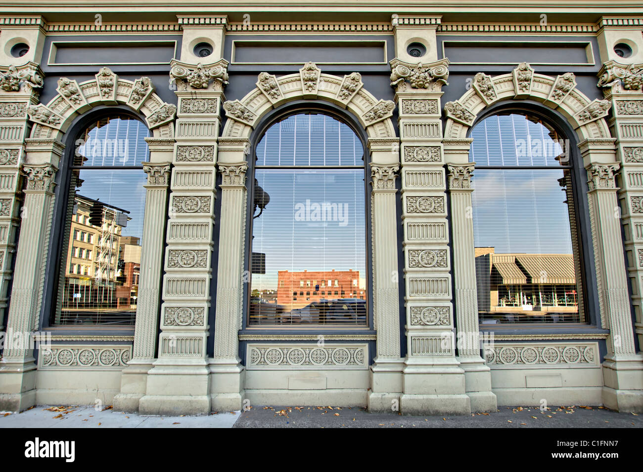 Historisches Gebäude in der Innenstadt von Salem Oregon eine fallen morgen 3 Stockfoto