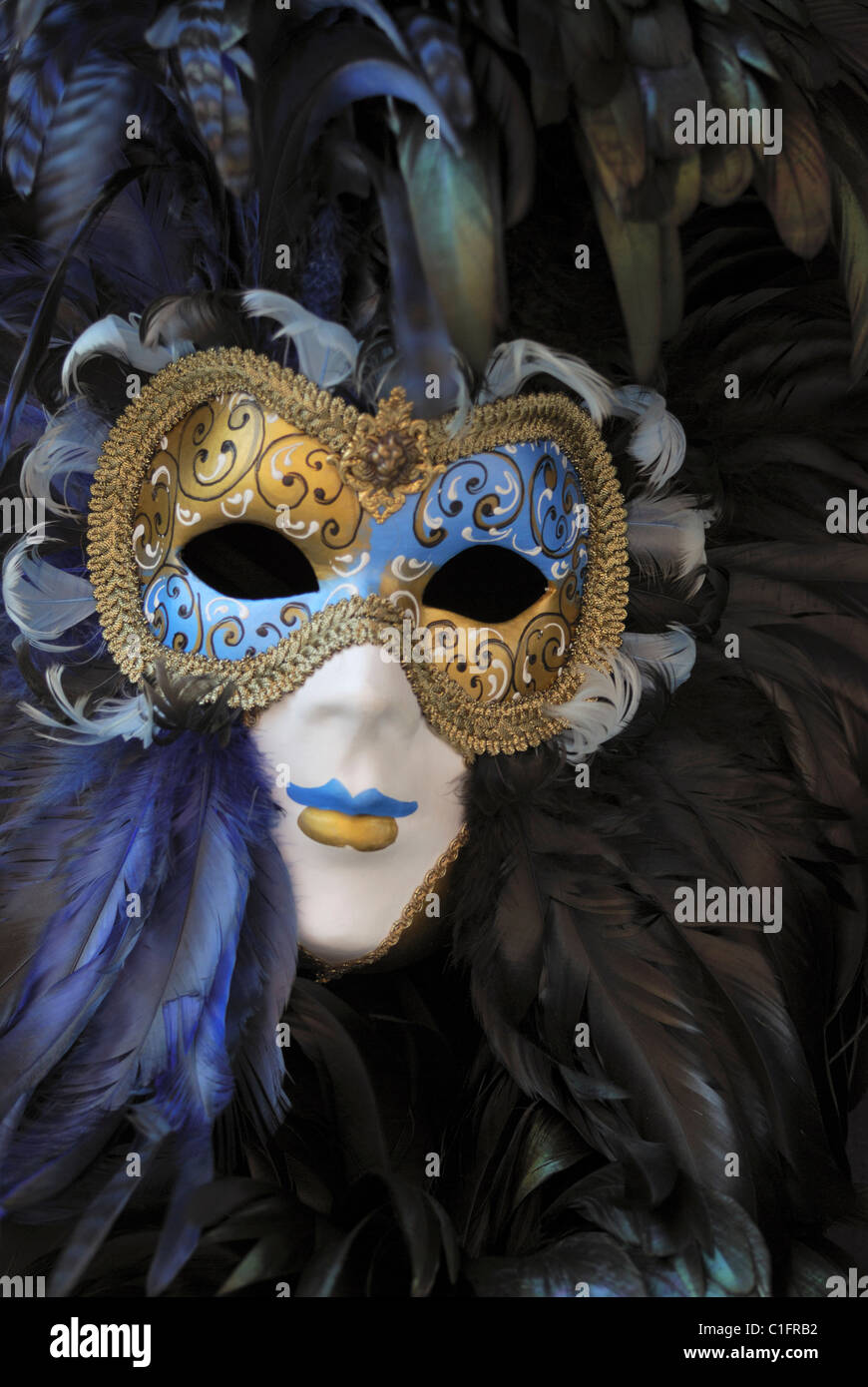 Karnevalsmaske, Venedig, Italien. Stockfoto