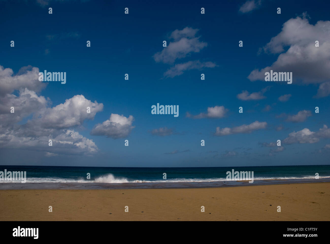 Strand-Szene auf Gran Canaria.  Landschaftsbild Stockfoto