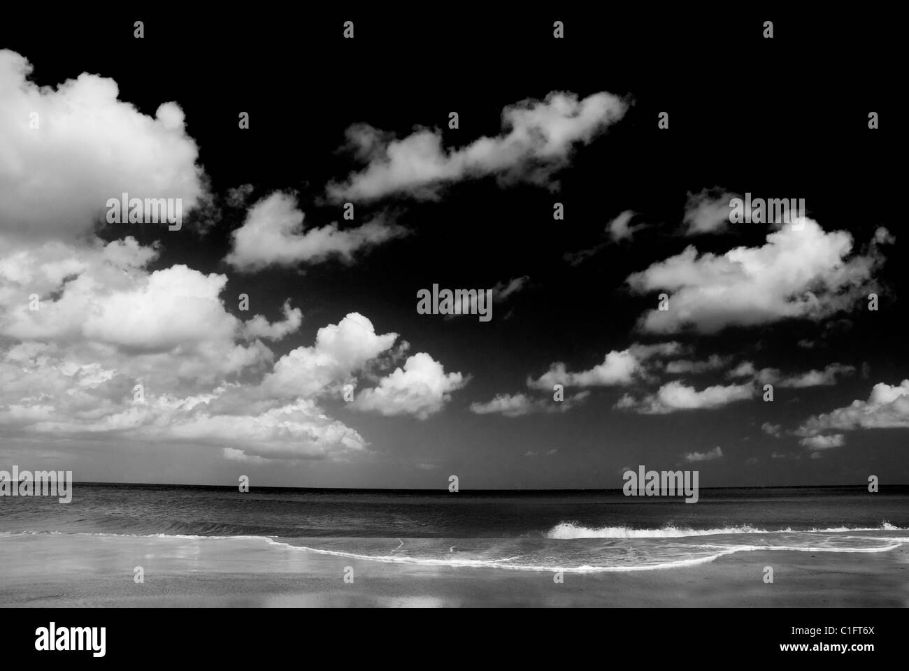 Strand-Szene auf Gran Canaria.  Landschaftsbild Stockfoto