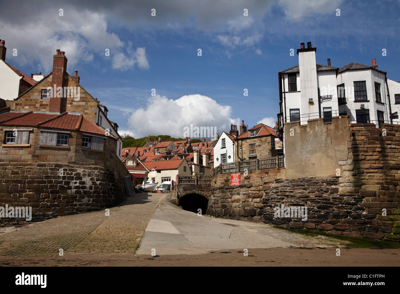 Robin Hoods Bay, North Yorkshire, England, Vereinigtes Königreich Stockfoto