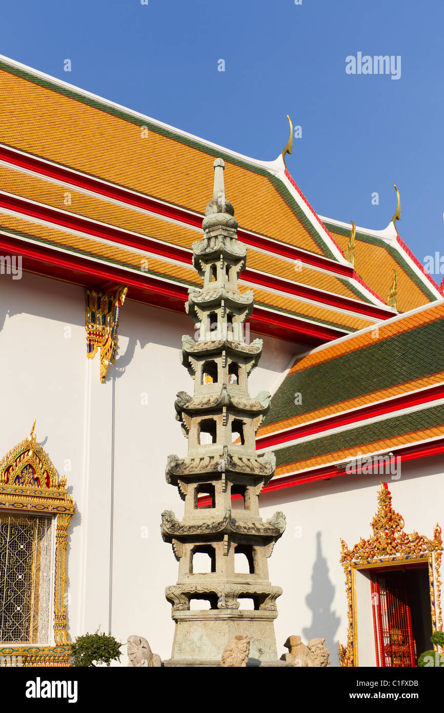 Pagode im Wat Pho in Bangkok, Thailand Stockfoto