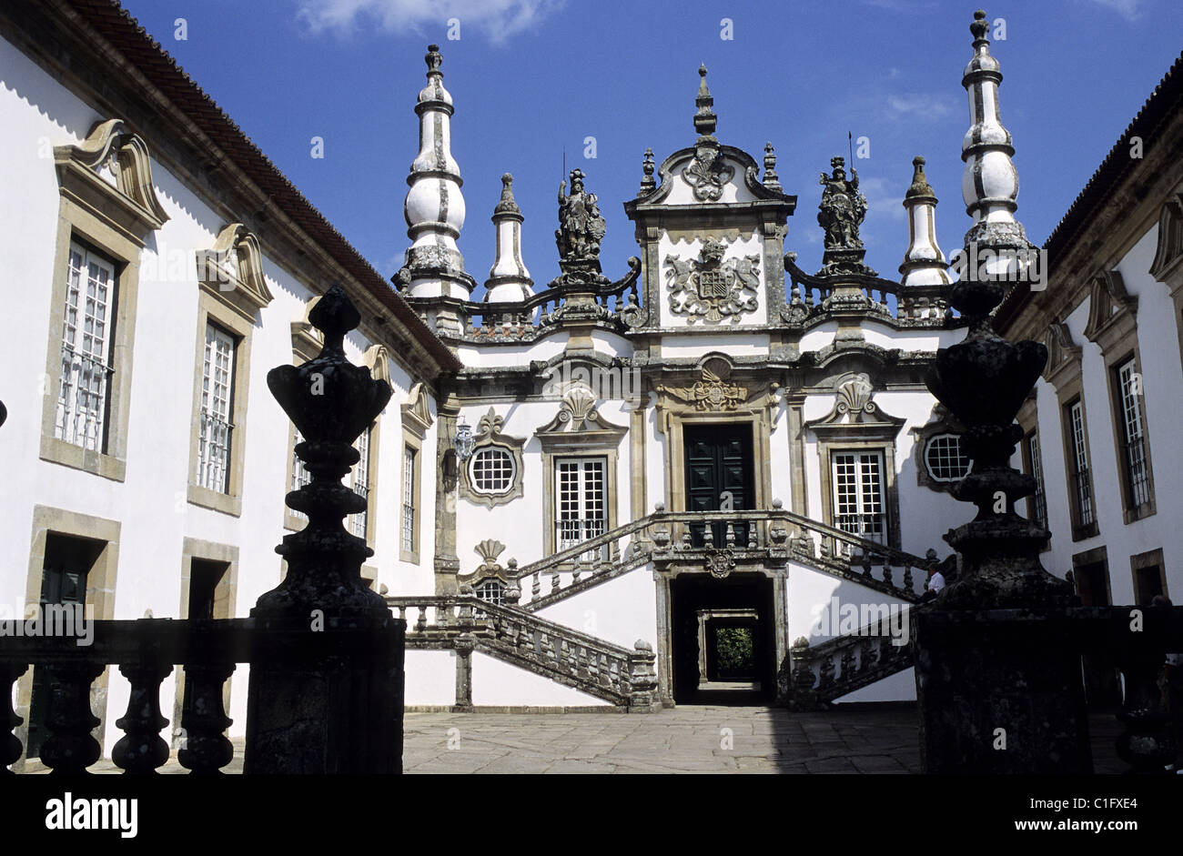 Portugal, Douro Tal, Vila Real, Solar de Mateus manor Stockfoto